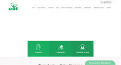 Desktop Screenshot of cot-onco.com.br