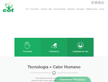 Tablet Screenshot of cot-onco.com.br